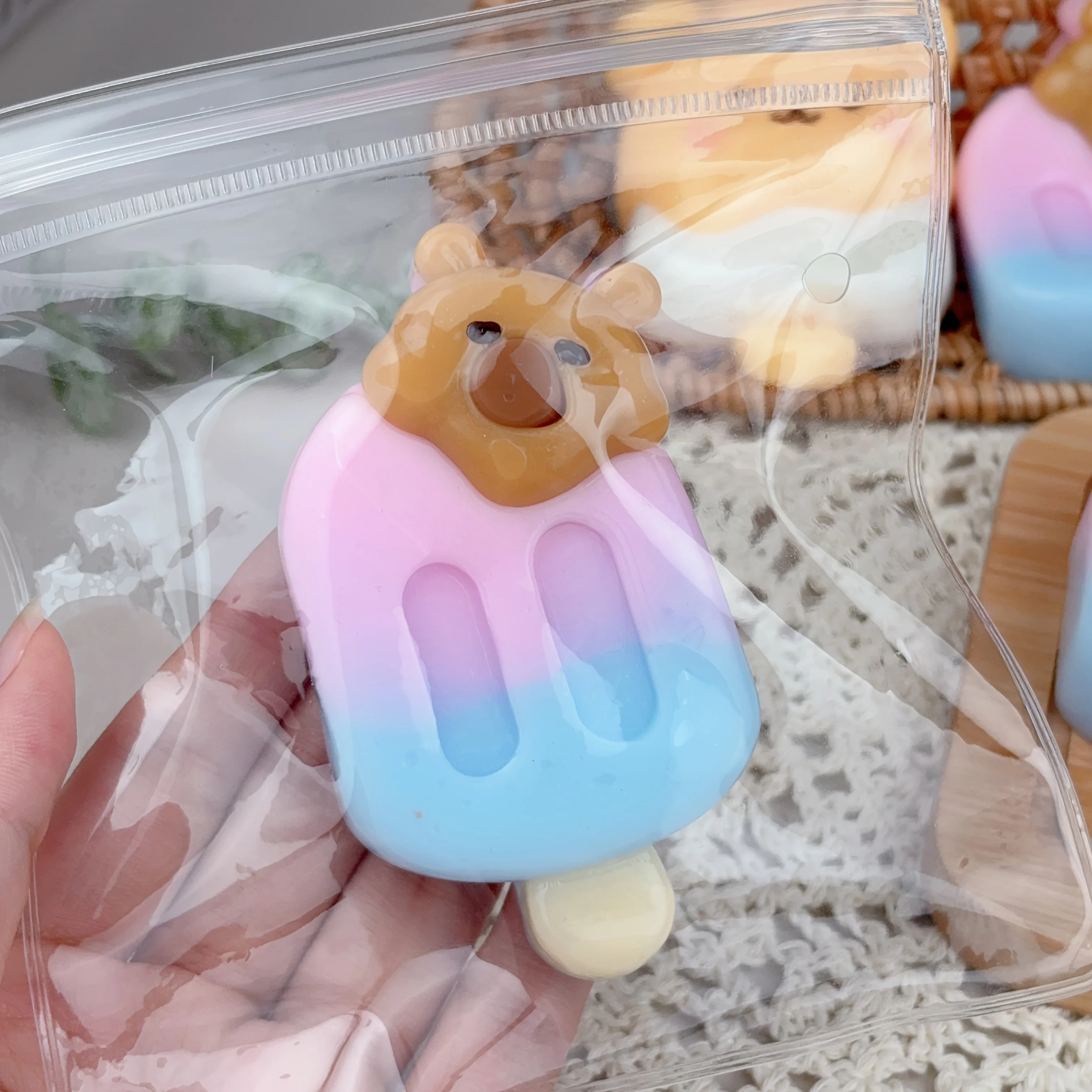 Soft Food Snacks Kids - Bear Ice Pop Kids Food Toy,