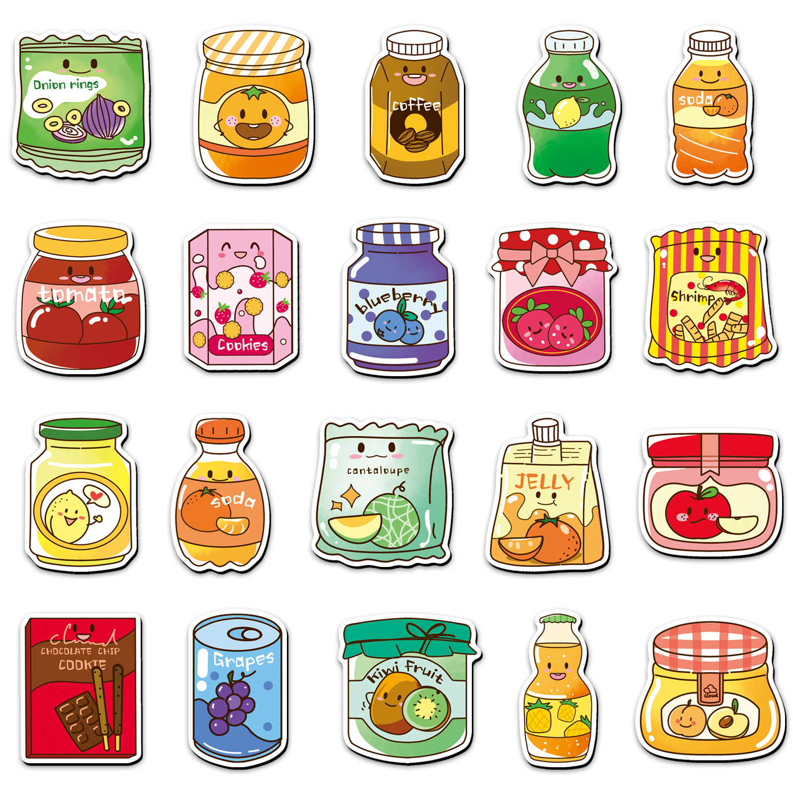 Soft Food Snacks Kids - 20Pcs/Set Cute Snack Drink Fridge Magnets
