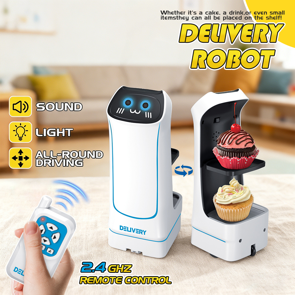 Food Snacks Game - Rc Food Delivery Robot Electric Remote