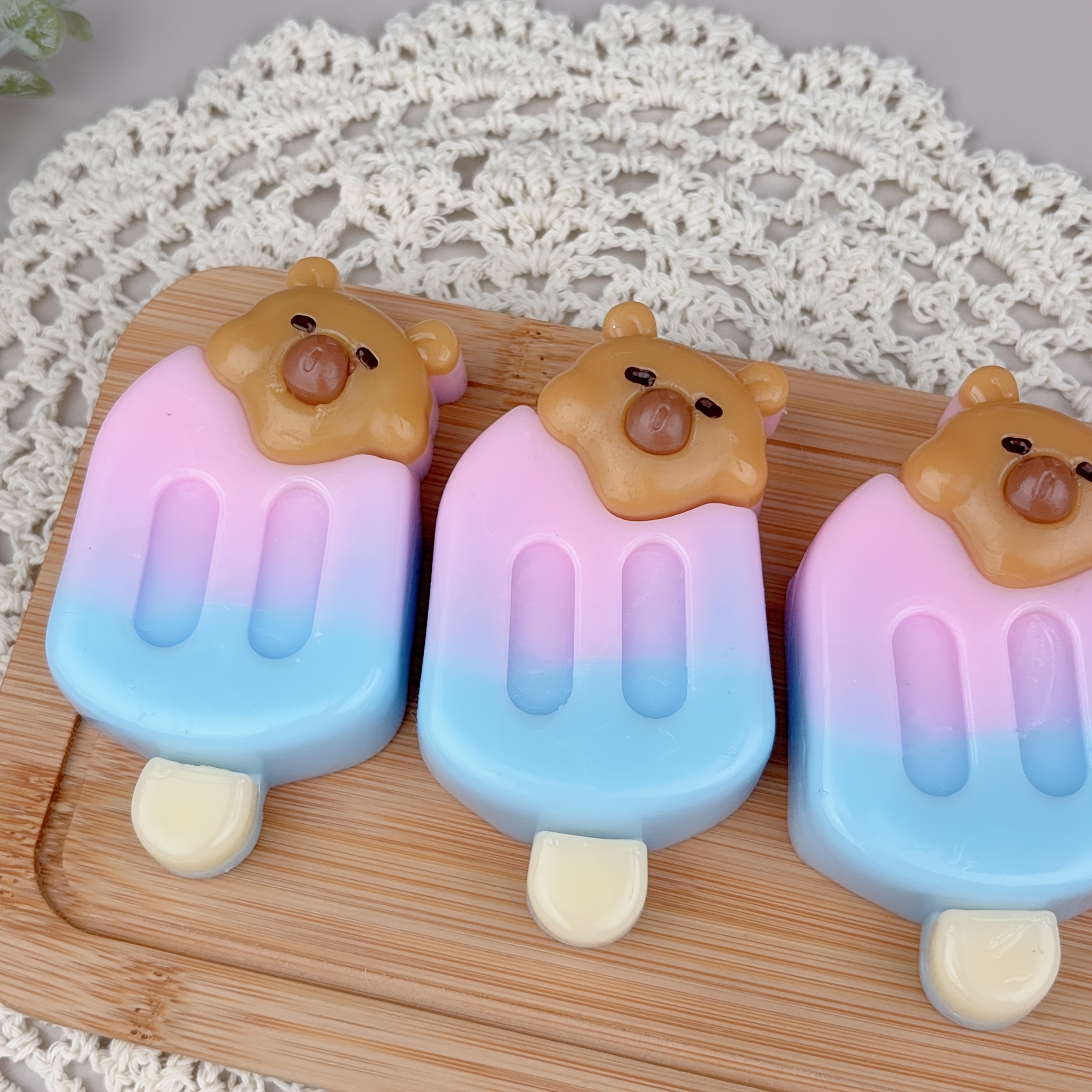 Soft Food Snacks Kids - Bear Ice Pop Kids Food Toy,