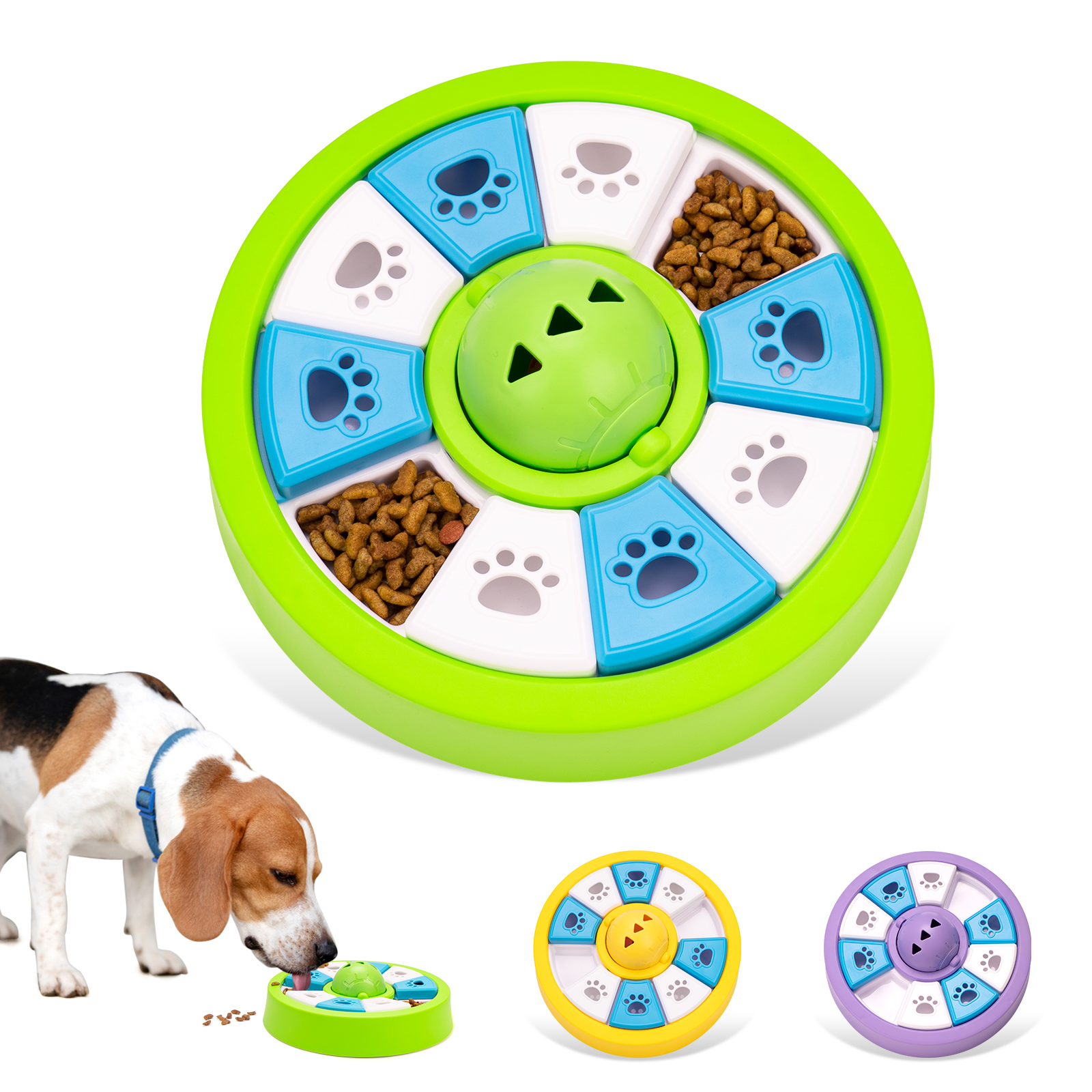 Food Snacks Game - Dog Slow Feeder Bowl Cats Puzzle