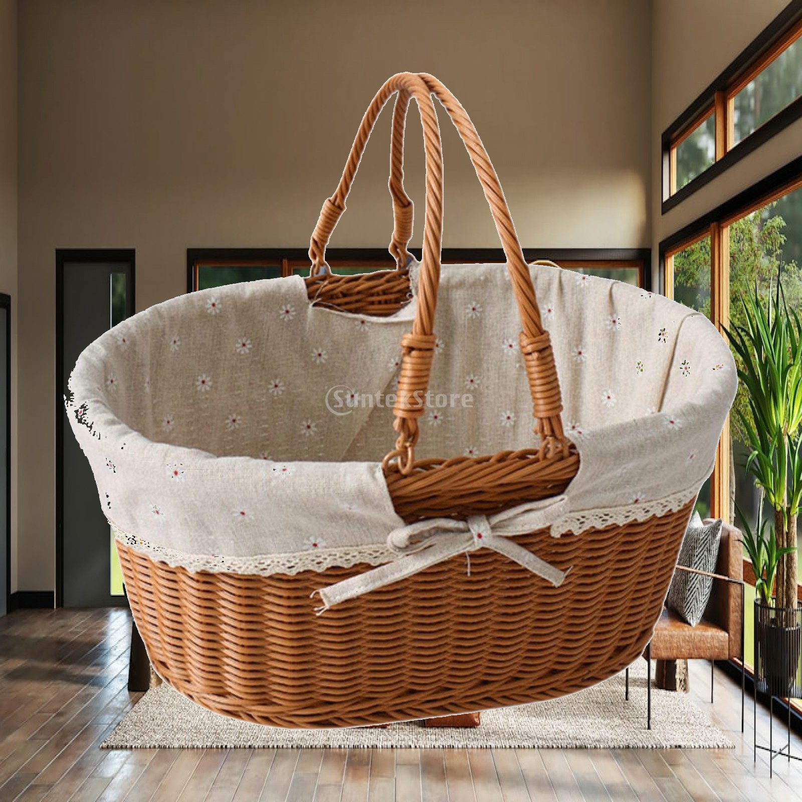 Imitation Rattan Picnic Basket – обзор и цена Food Snacks Hamper