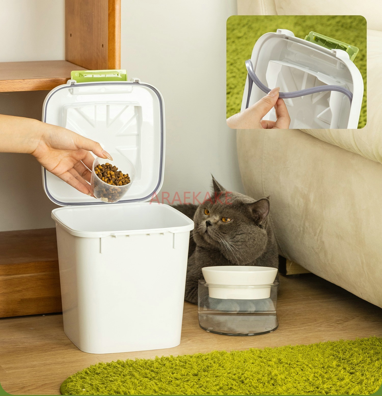 Cat food bucket, dog food stor – обзор и цена Dry Food Snacks