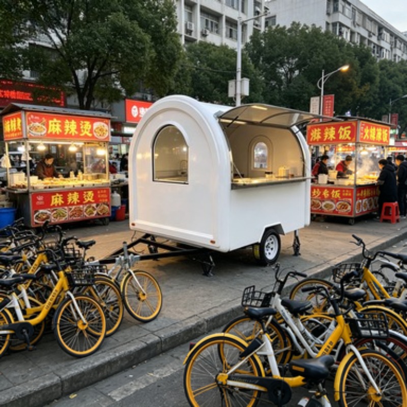Portable Food Cart Trailer Cof – обзор и цена Food Snacks That Start With A