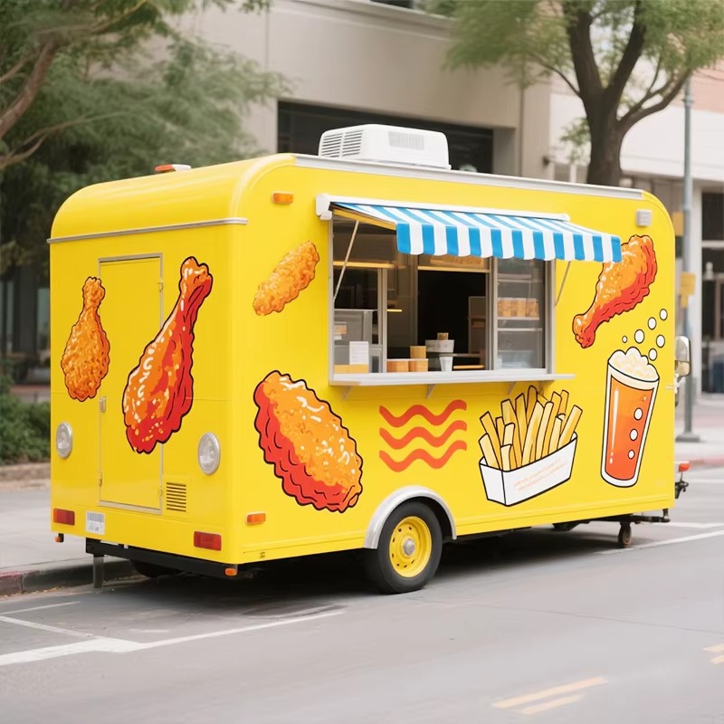 Portable Food Cart Trailer Cof – обзор и цена Food Snacks That Start With A