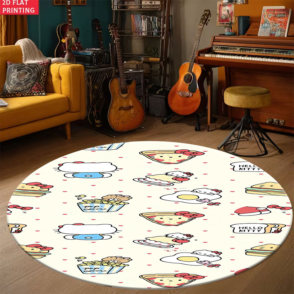 Soft Round Floor Mat for Kids  – обзор и цена Soft Food Snacks Kids