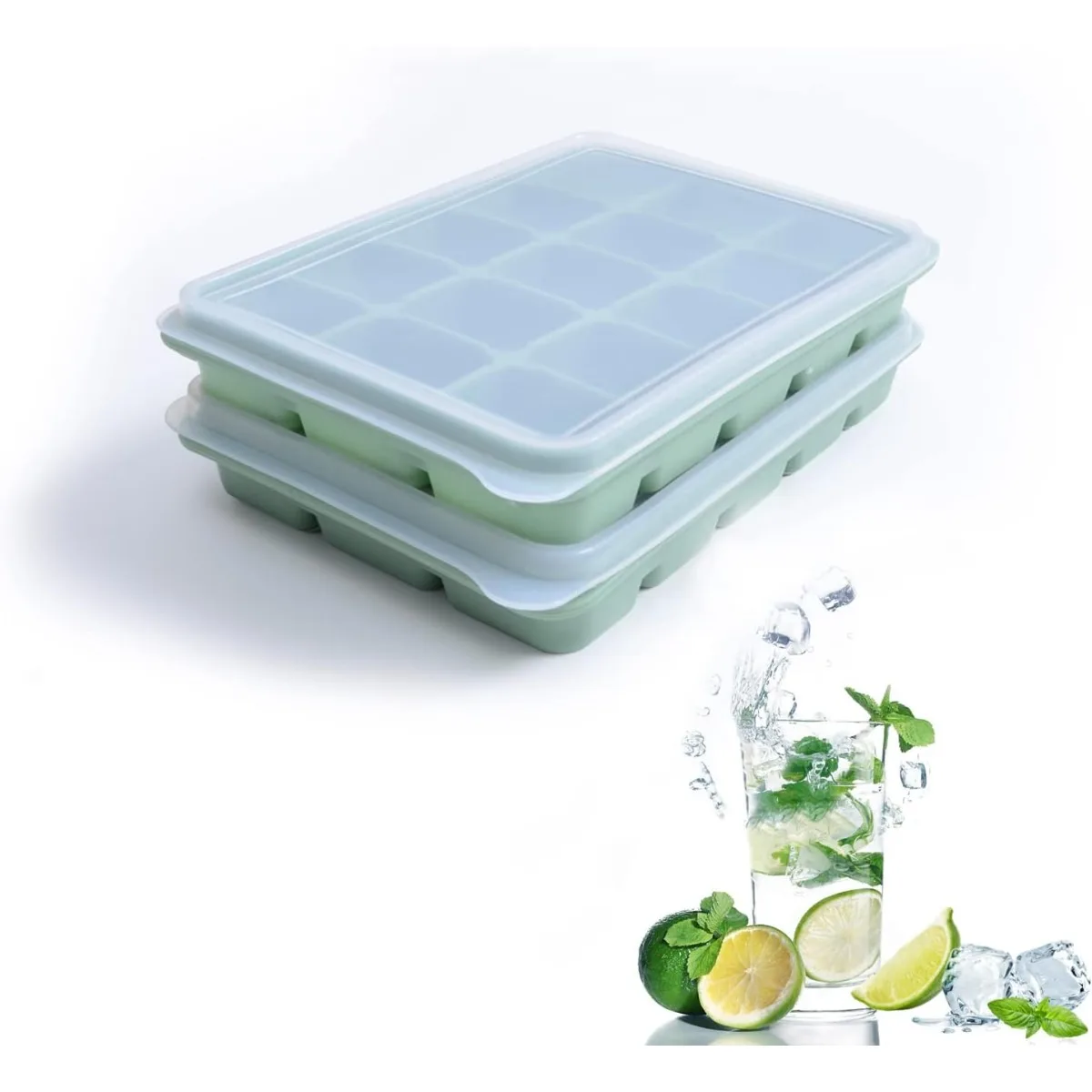 2 Pcs Bamboo Green Silicone Ic – обзор и цена Food Snacks Easy To Make