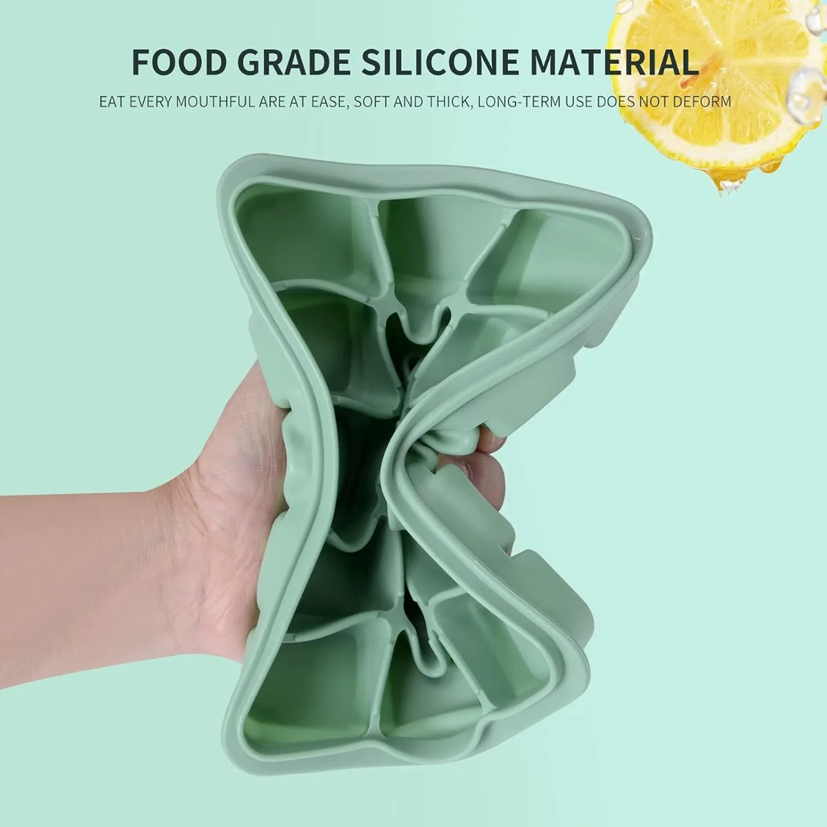 2 Pcs Bamboo Green Silicone Ic – обзор и цена Food Snacks Easy To Make