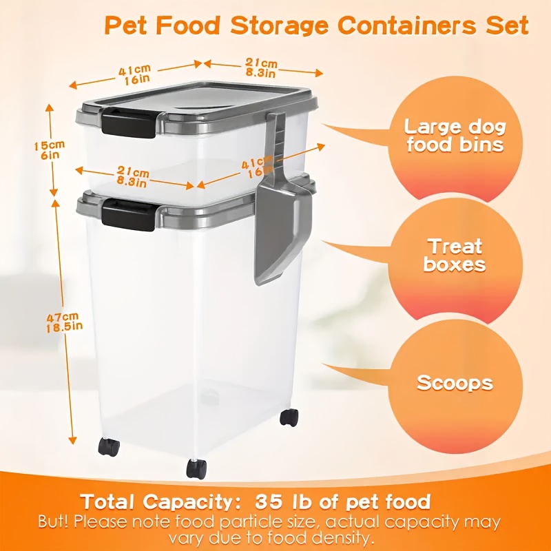 Airtight Pet Food Container fo – обзор и цена Dry Food Snacks