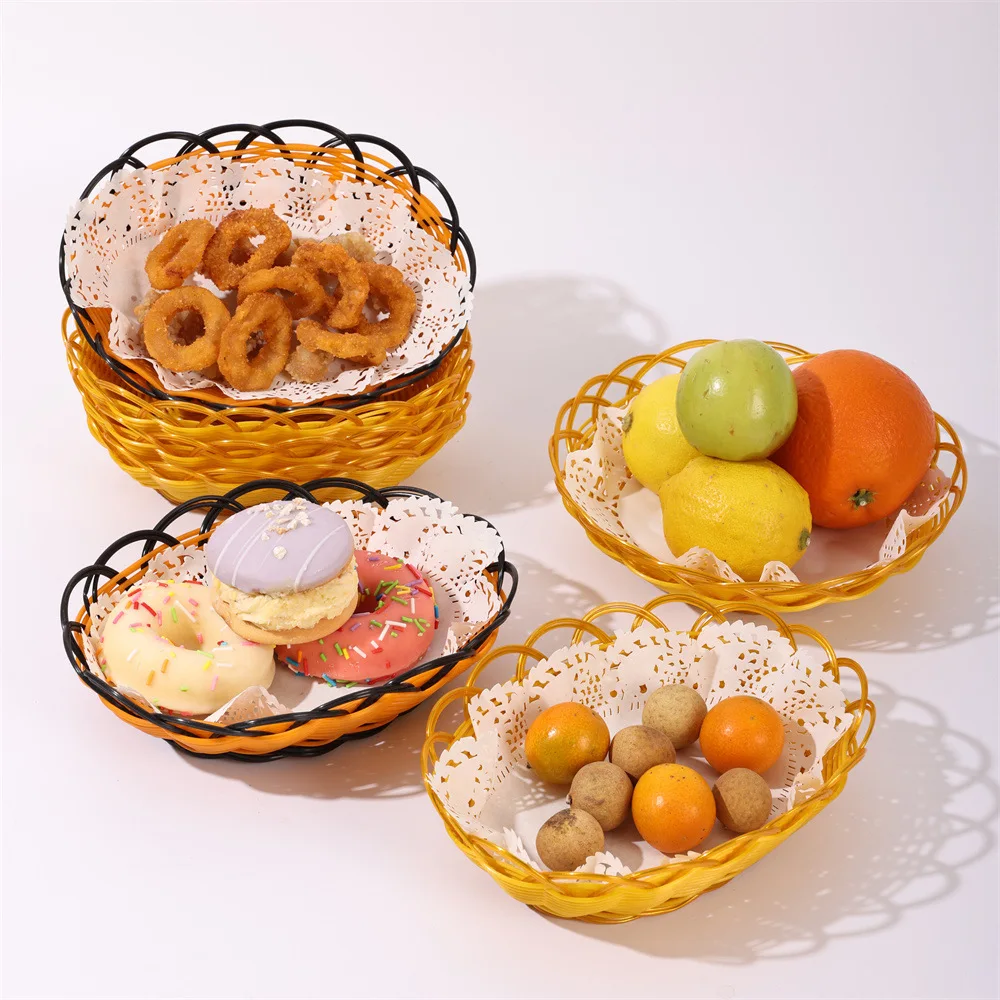 New Imitation Rattan Fruit Bas – обзор и цена Food Snacks Indian