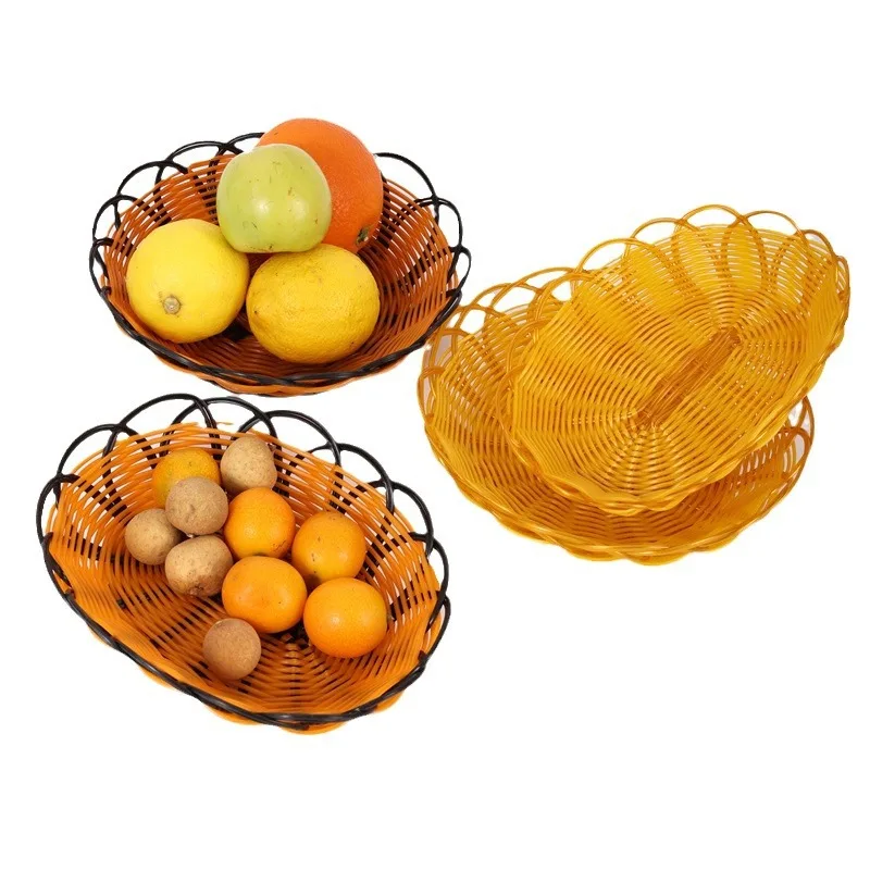 New Imitation Rattan Fruit Bas – обзор и цена Food Snacks Indian