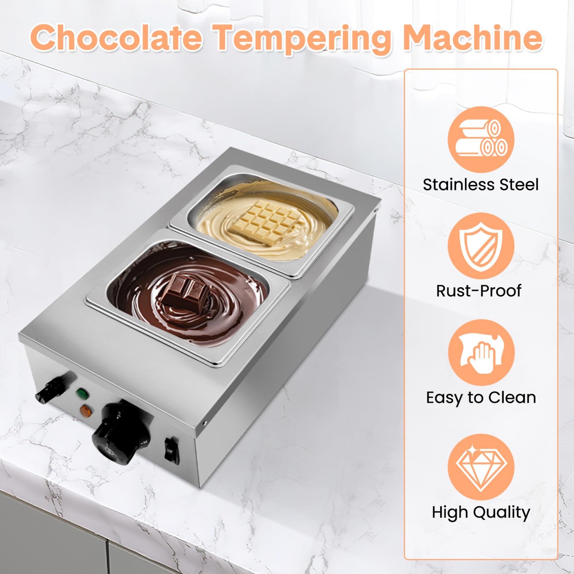 2/3-Tank Chocolate Tempering M – обзор и цена Food & Snacks Coloring