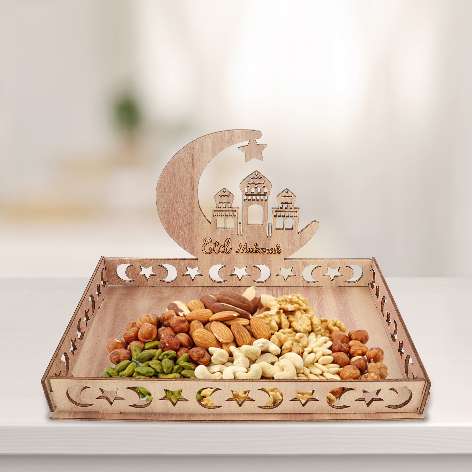 Eid Wooden Dessert Tray Premiu – обзор и цена Dry Food Snacks