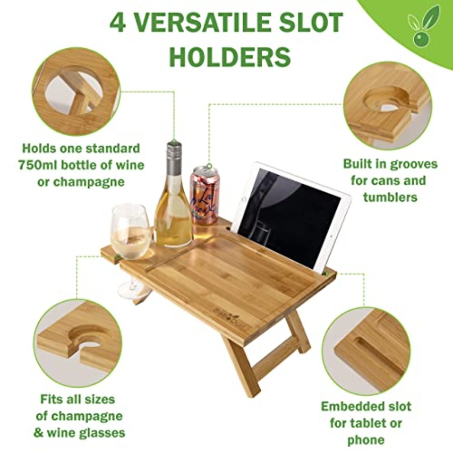 Portable Wine Table a Folding  – обзор и цена Rv Snacks & Food Zone Surat Menu