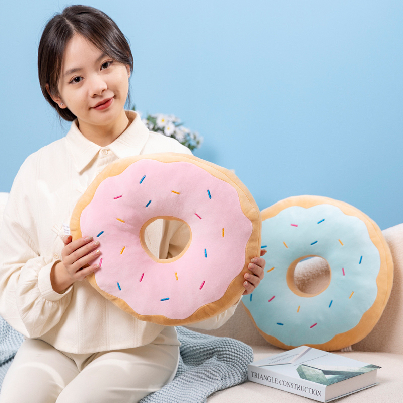 Candy Colors Donut Plush Pillo – обзор и цена Soft Food Snacks Kids