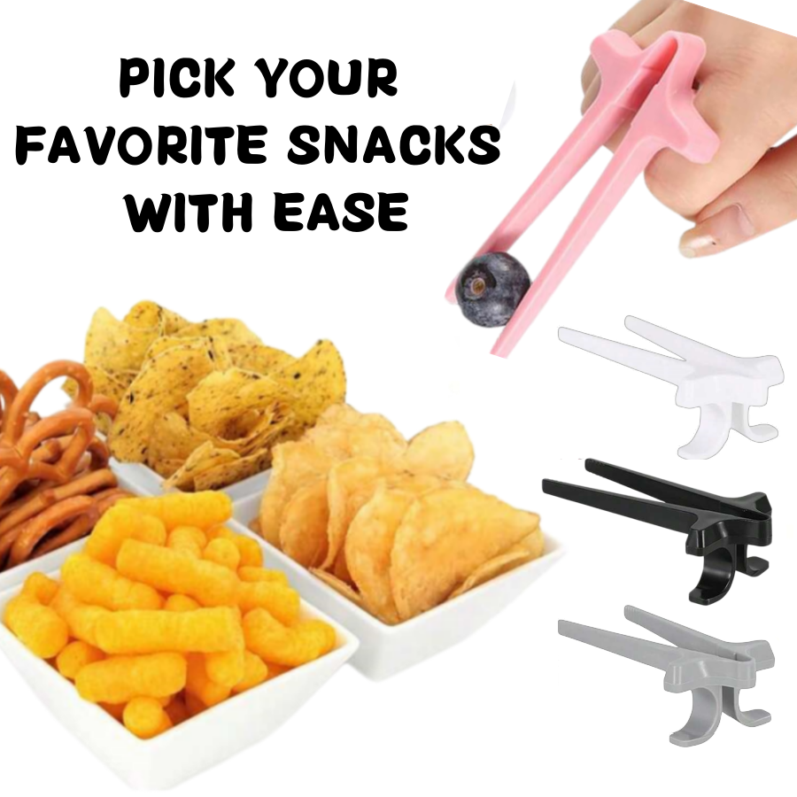 1/4pcs Lazy Snack Clip Finger  – обзор и цена Food Snacks Game